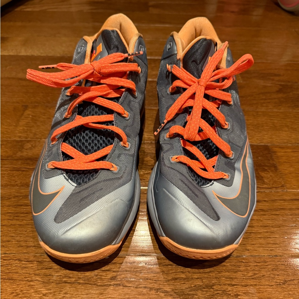 Nike Max LeBron 11 Low Magnet Grey Shoes
